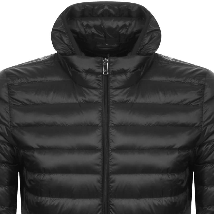 Alternative Image for ProductPaul And Shark Hooded Quilted Jacket Black2